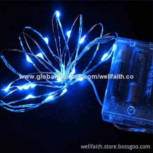 Holidays Outdoor Decoration String Light with AA Battery Power Control, 0.6W Rated Power
